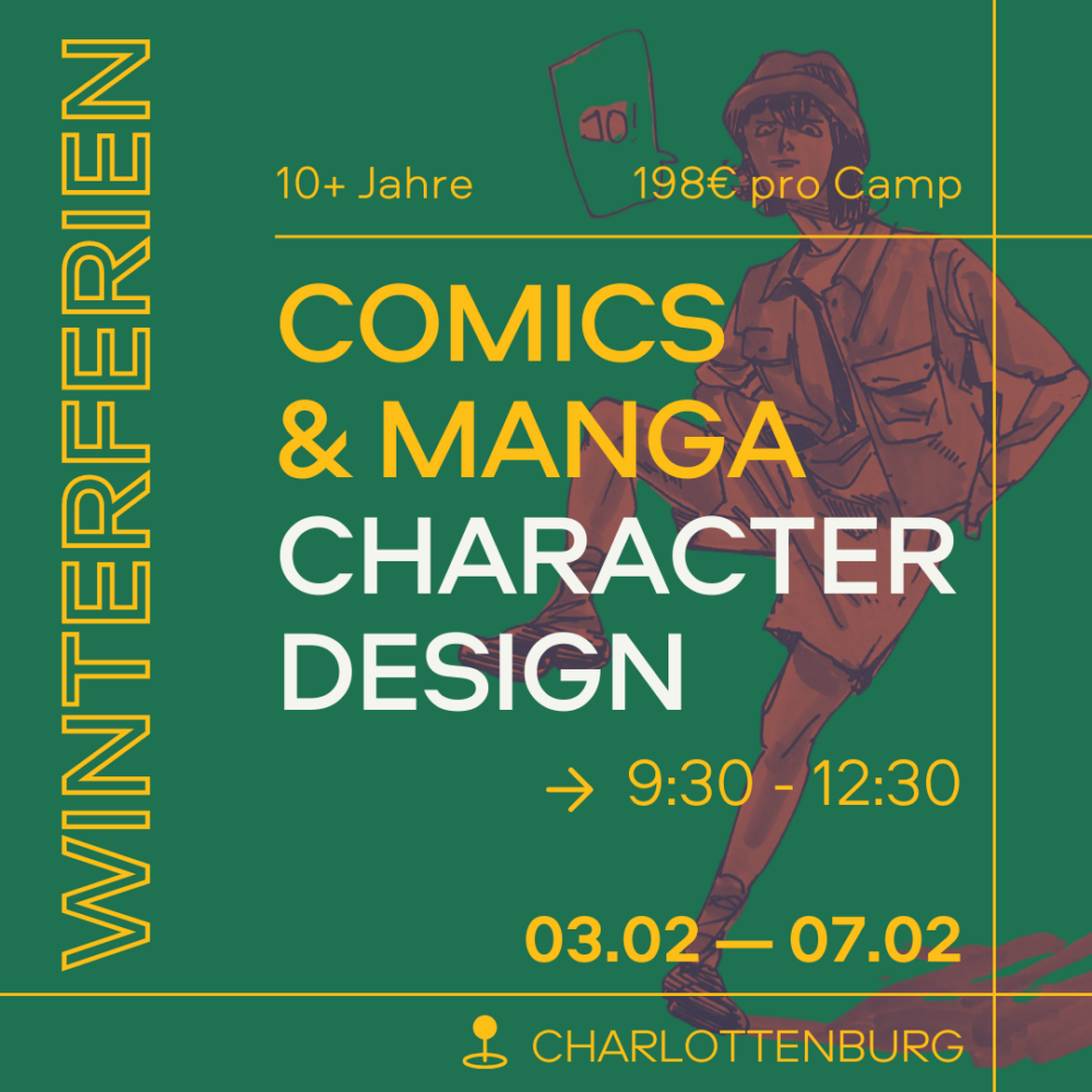 Winterferien 2025 Comics & Manga : Character Design  Gruppe 10+