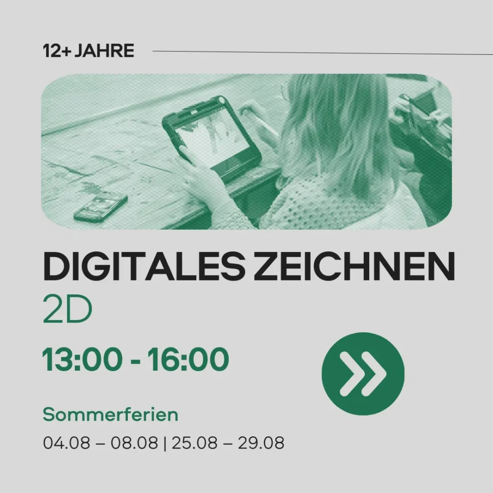Digitales Zeichnen 2D 12+ Nachmittagskurs