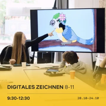 Herbstcamp 2025 Digitales Zeichnen Gruppe 8-11
